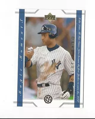 2002-03 UD SuperStars Magic Moments #MM10 Derek Jeter Yankees • $2.49