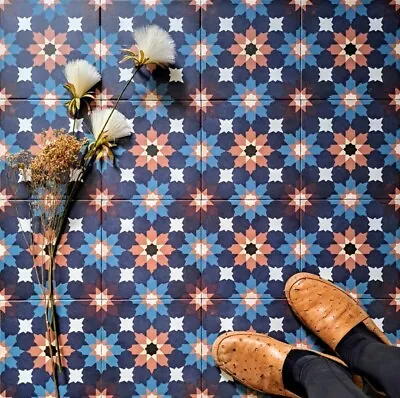 £3 • Buy Tile Sample: Madiro Disco Moroccan Indoor Outdoor Wall Floor Tiles