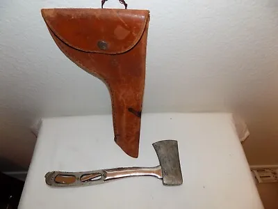 MARBLE SAFETY AXE 1898 Dating SUPER RARE ORIGINAL SHEATH #4 • $275