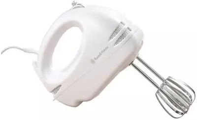 Russell Hobbs White Food Collection Hand Mixer With 6 Speed - MISSING WHISKS • £11.95