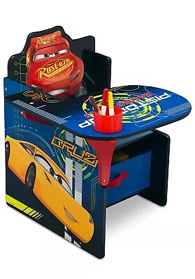 Cars Disney Lightning McQueen Chair Desk With Storage Bin (a) • $249.99