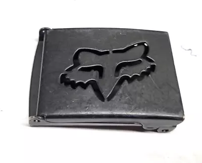 Collectible Fox Racing Black Metal Belt Buckle 2.5  X 1.75  - U • $24.99