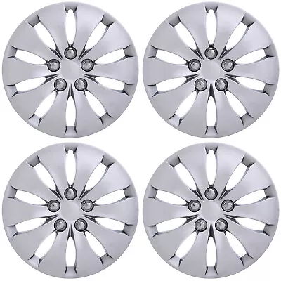 $58.95 • Buy 4 Pc Set Hub Cap ABS Silver 16  Inch Rim Wheel Cover Replica Hubcaps Covers Caps