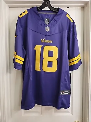 NWT Minnesota Vikings Justin Jefferson 2023 Nike Jersey Men's XL • $65.99