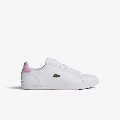 Women's Trainers Lacoste Graduate Pro Lace Up Casual In White • £49.99