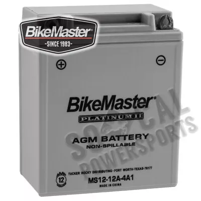 $79.37 • Buy Bikemaster AGM Platinum Battery Honda CB350F 350 Four (1968 - 1974)