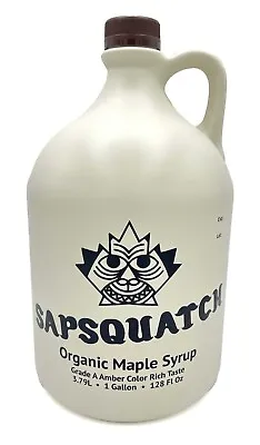 Sapsquatch Organic Maple Syrup - Gallon - Grade- A Amber Rich • $74.99