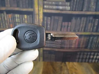 Original VW VOLKSWAGEN MAIN KEY W/ Fixed CODE TRANSPONDER Blank - 6N0837219 ROH • $17.40