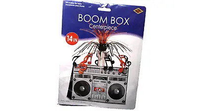 Boom Box Centerpiece 14  Paper Music Notes Party Tableware Dance Decoration • $8.99