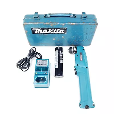 Makita DA391D Right Angle Drill 9000 Battery DC9100 Charger 9.6V Case Works READ • $67.49