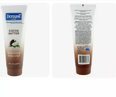 Dermasil Labs Cocoa Butter Moisturizing Body Lotion Pharmaceutical Research 8 OZ • $5.50