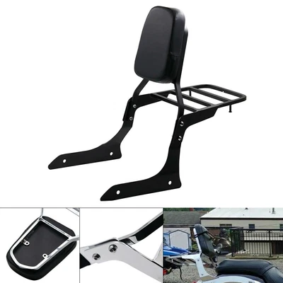 $159.99 • Buy Backrests Sissy Bar Luggage Rack For Yamaha V Star 1300 XVS1300 A 2007-2015 #BK