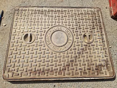 Cast Iron Manhole Drain Cover & Frame 656mm X 506mm With Lifting Handles  • £140