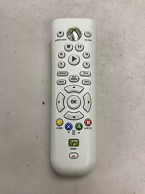 Microsoft Xbox 360 Remote Control Universal Media Original White X803250-002 • $7.50
