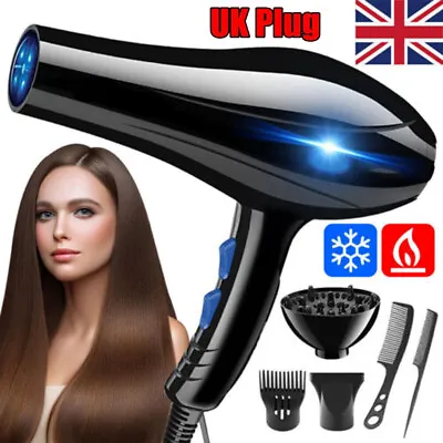 2200W Professional Style Hair Dryer Nozzle Concentrator Blower Pro Salon Heat UK • £9.69