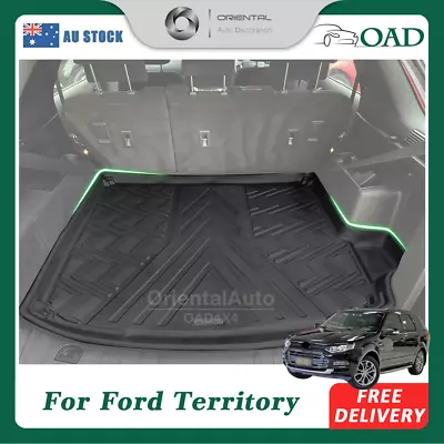 3D TPE Cargo Mat Boot Mat Liner Trunk Mat For Ford Territory 7seats • $72