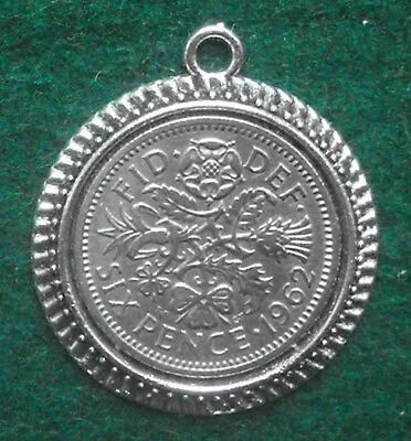 £2.25 • Buy 1963 Lucky Sixpence 60th Birthday Wedding Coin Charm Pendant Gift Bag Souvenir X