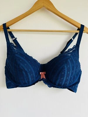 $25 • Buy City Chic Size 18D Blue Lace Bra