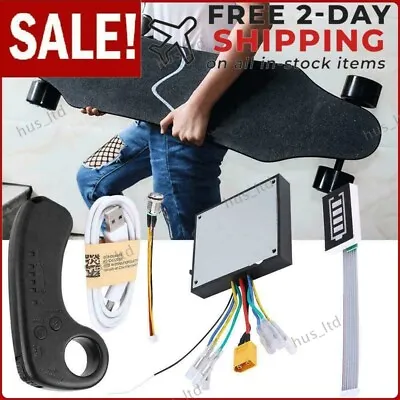 $62.89 • Buy Electric Skateboard Dual Motor ESC Upgrade DIY Kit Longboard Control With Remote