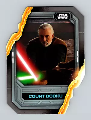 COUNT DOOKU 2023 Topps Star Wars Lightsaber Stylings Die-Cut #LS-14 C4 • $1.70