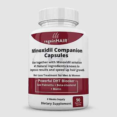 Hair Loss Minoxidil Companion Use With 5% Solution For Faster Better Results • $69