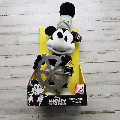 New Disney Mickey Mouse 90th Special Edition Steamboat Willie 18 Inch Plush • $29.99