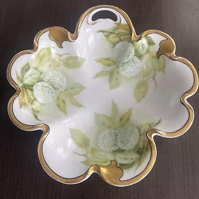 Vintage Rosenthal China Madeleine Gold Gilt Floral Small Serving Bowl • $35.99