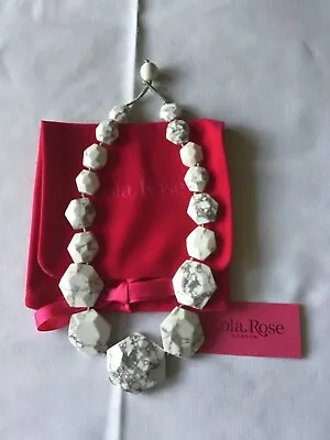 Lola Rose / Nikki & Me White Magnesite Necklace  BNWT • £64.99