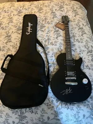 Jack Antonoff Signed Guitar Epiphone Les Paul Special II Electric Guitar (Ebony) • $500