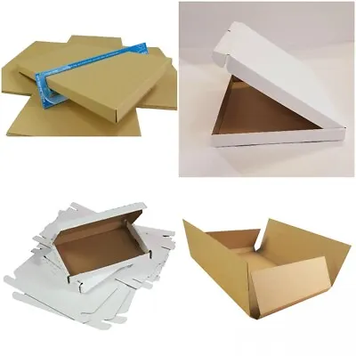 Cardboard Postal Boxes Large Letter Size For Royal Mail Multi Listing UK Stock! • £0.99