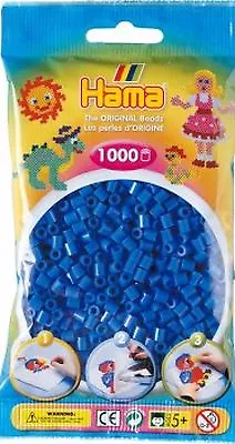 1000 Hama Light Blue 207-09 Color Iron On Midi Beads  • $5.49