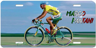 MARCO PANTANI Cycling License Plate 6x12 Inches  • $27.99