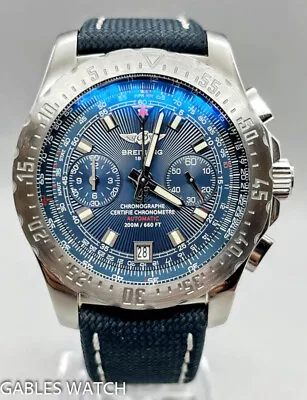 Breitling Skyracer A27362 Chrono 43.5mm Steel Automatic Watch  • $1900