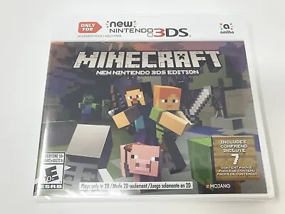 Minecraft - Nintendo New 3DS Edition - Nintendo 3DS New And Sealed Free Shipping • $39.99