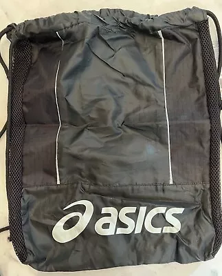 Asics Black Cinch Bag Brand New With Tags • $8.99