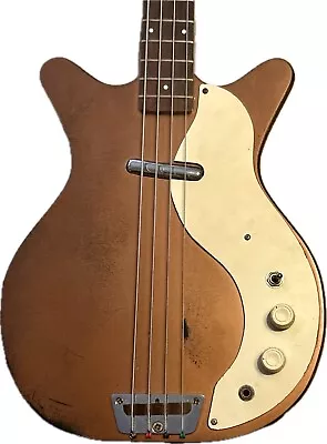 Danelectro 1950s-60s Shorthorn Short Scale Bass Guitar Vintage • $669
