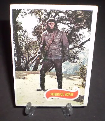 $4 • Buy Frightful Visage Vintage 1967 Planet Of The Apes Apjac Trading Card # 65