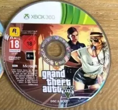 Grand Theft Auto V GTA 5 Xbox 360 (disc 2 Only) • $15