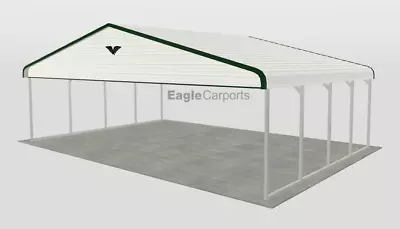 30x20x7' Triple-Wide Carport W/ Gable - FREE Delivery Nation-Wide (prices Vary) • $3205