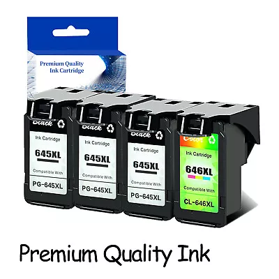 4X Ink Cartridge PG-645XL CL-646XL For Canon PIXMA MG2965 MG3060 MX496 TS3160 • $134.18