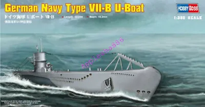 Hobbyboss 1/350 83504 German Navy Type VII-B U-Boat Top Quality • £12.59