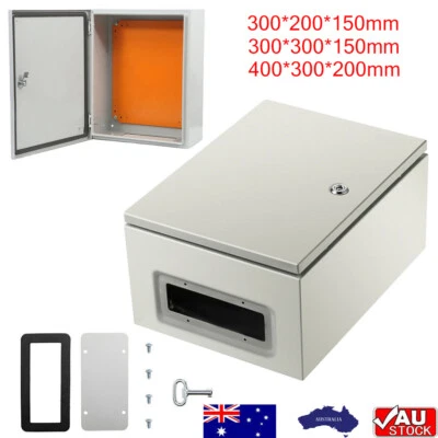 $63.99 • Buy Electrical Steel Enclosure Box Cabinet Switchboard Panel Project Junction Case