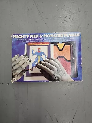 Vintage Mighty Men And Monster Maker Design Kit 1978 • $16.36