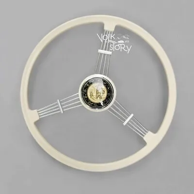 Vw Beetle Banjo Style Vintage Steering Wheel Kit Sodiac Ivory 1949 - 1959 • $600