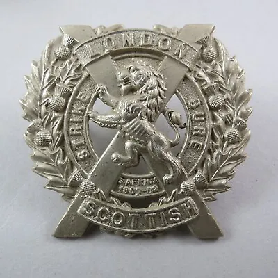 Military Glengarry Badge 14th Battalion London Regiment London Scottish • £6.75