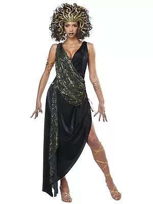 Sedusa Medusa Greek Mythology Mythical Serpent Monster Ancient Womens Costume • $62.08