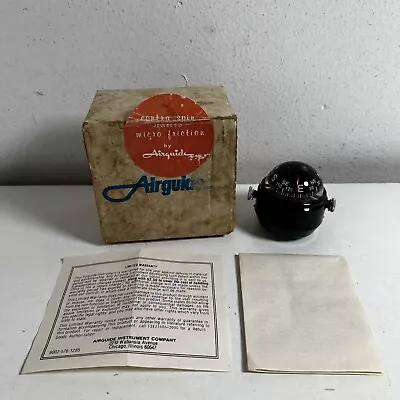 Vintage Airguide Chicago 57-B Black Navigation Marine Boat Spherical Compass • $24.99