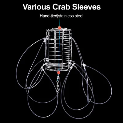 Crab Trap Hairy Crab Metal Tools Sea Crab Lobster Bait Traps Fishing Accessories • $9.67