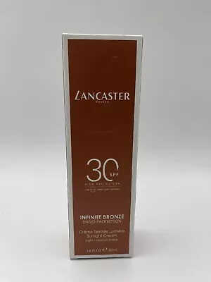 Lancaster - Infinite Bronze Tinted Protection Cream - SPF30 Light/Medium - New • £14.99