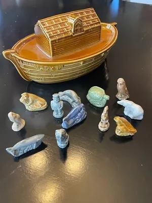 Wade England Red Rose Tea Noah's Ark Boat W/Over 80 Figurines • $99